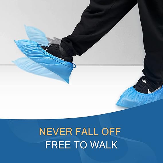 Disposable Blue Shoe Covers – Waterproof & Dustproof