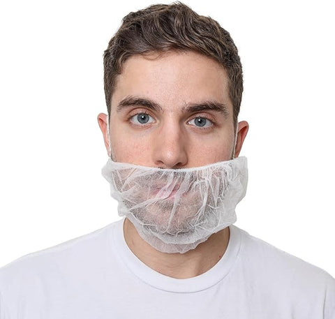 Disposable Beard Covers – White (Case of 1000)