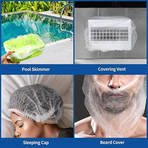 Bouffant Cap White 21" - Case of 1000