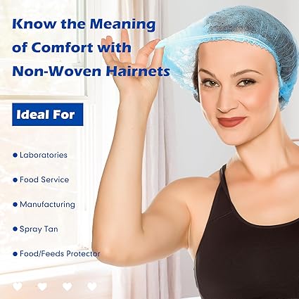 Bouffant Cap Blue 21" - Case of 1000