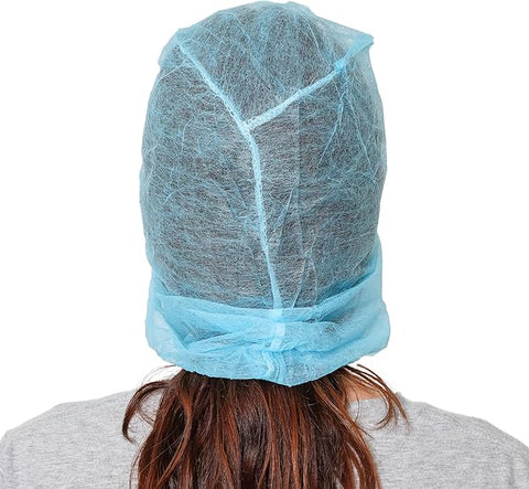 Blue Disposable Hoods - 24" (Case of 1000)