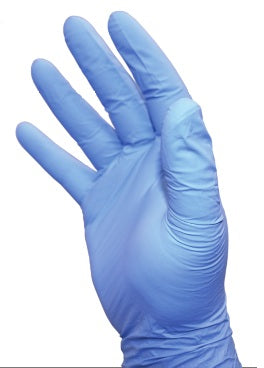 Good Works Performance Pro Blue Nitrile Gloves, 4 Mil - Case of 1000