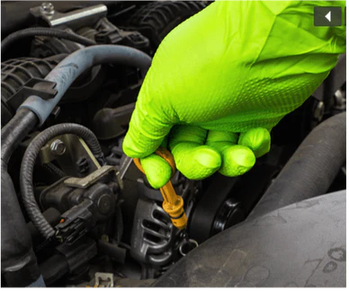 Diamond Textured Green Industrial Nitrile Powder-Free Glove, 8 Mil, Case of 1000