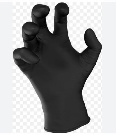 GROWL TECH 3.5 mil Black Exam Nitrile Glove - Case of 1000